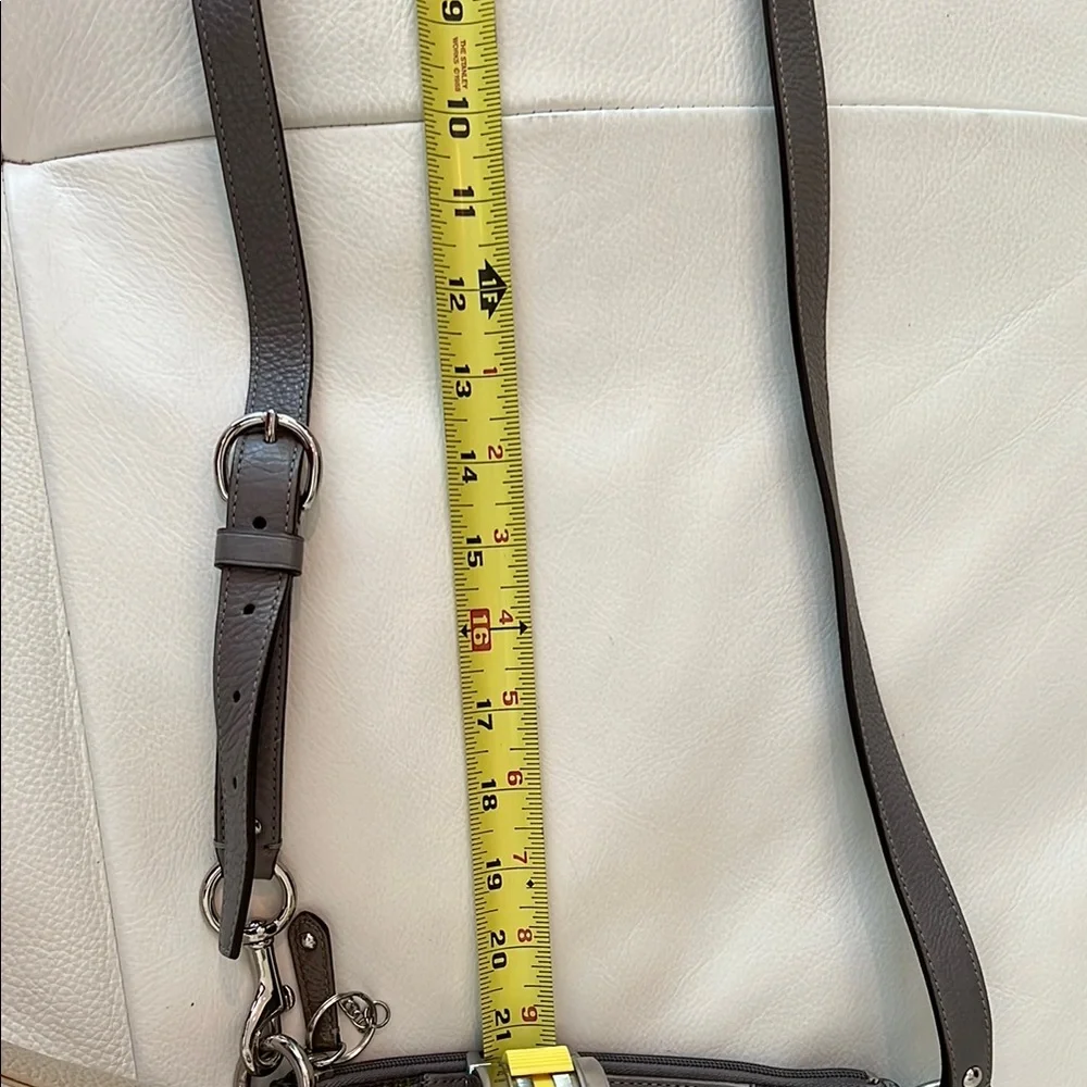 Coach Gray and Green Patterned Crossbody Bag - Picture 10 of 10